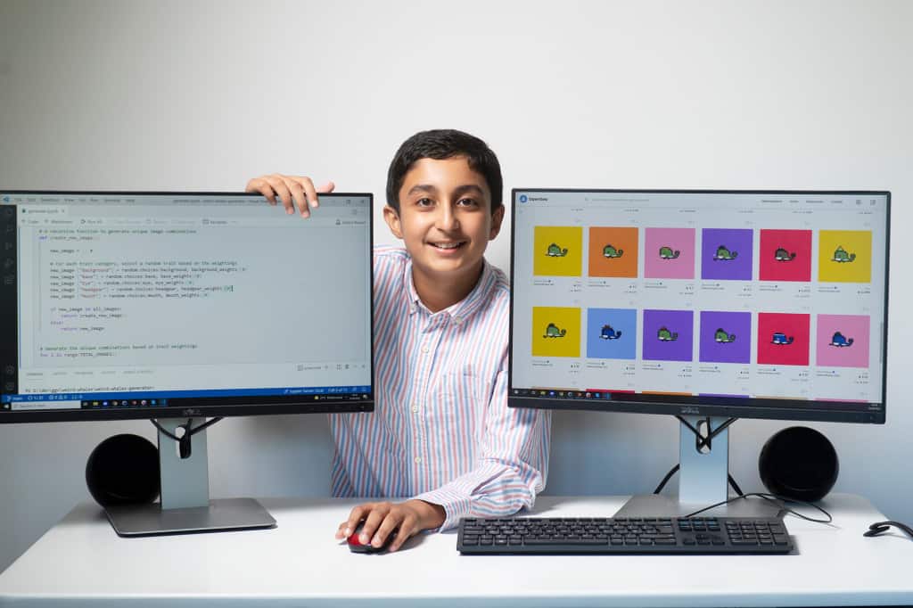 12-year-old coder, Bejamin Ahmed will soon earn over $400,000, only 2  months after selling NFTs - Crypto Bulls Club