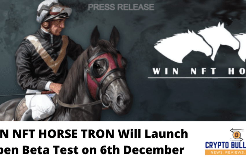  WIN NFT HORSE TRON Will Launch Open Beta Test on 6th December