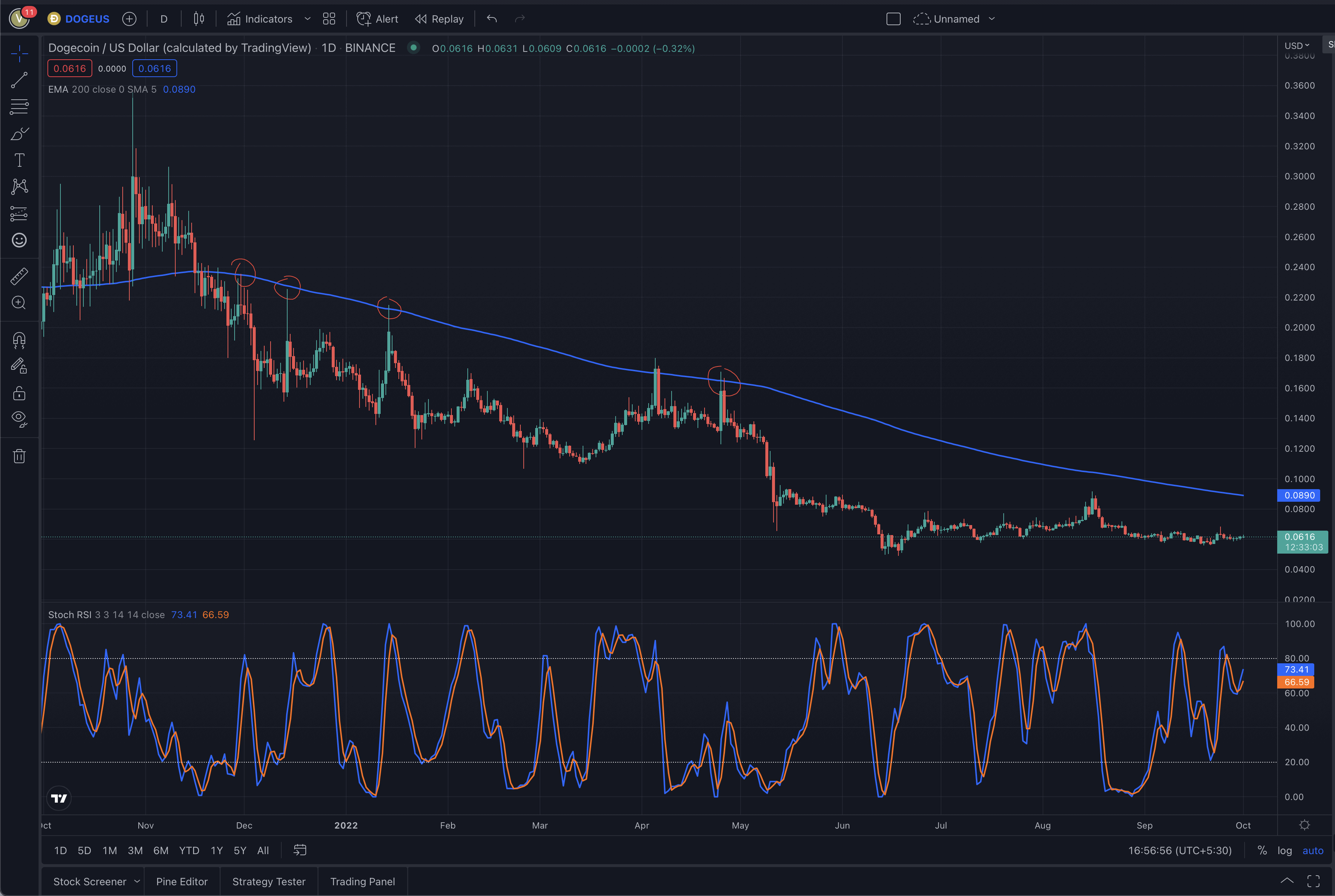 Doge Daily Chart