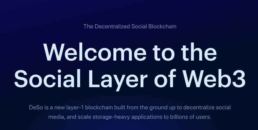 Deso layer 1 blockchain