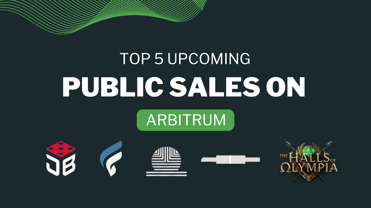 upcoming public sales on Arbitrum