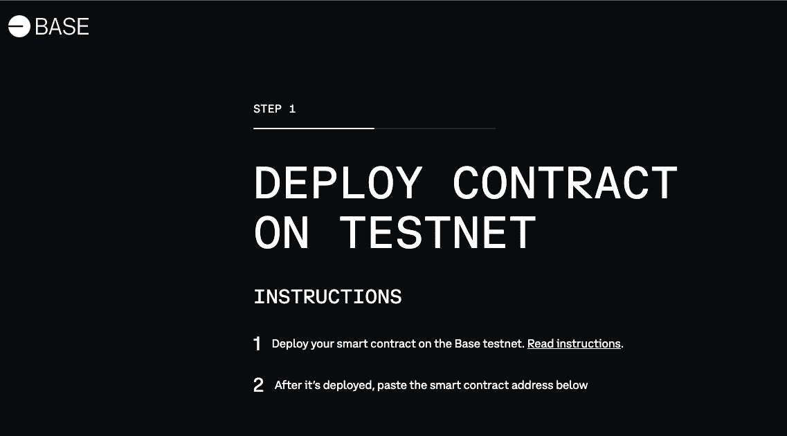 Deploy contract on Base Testnet